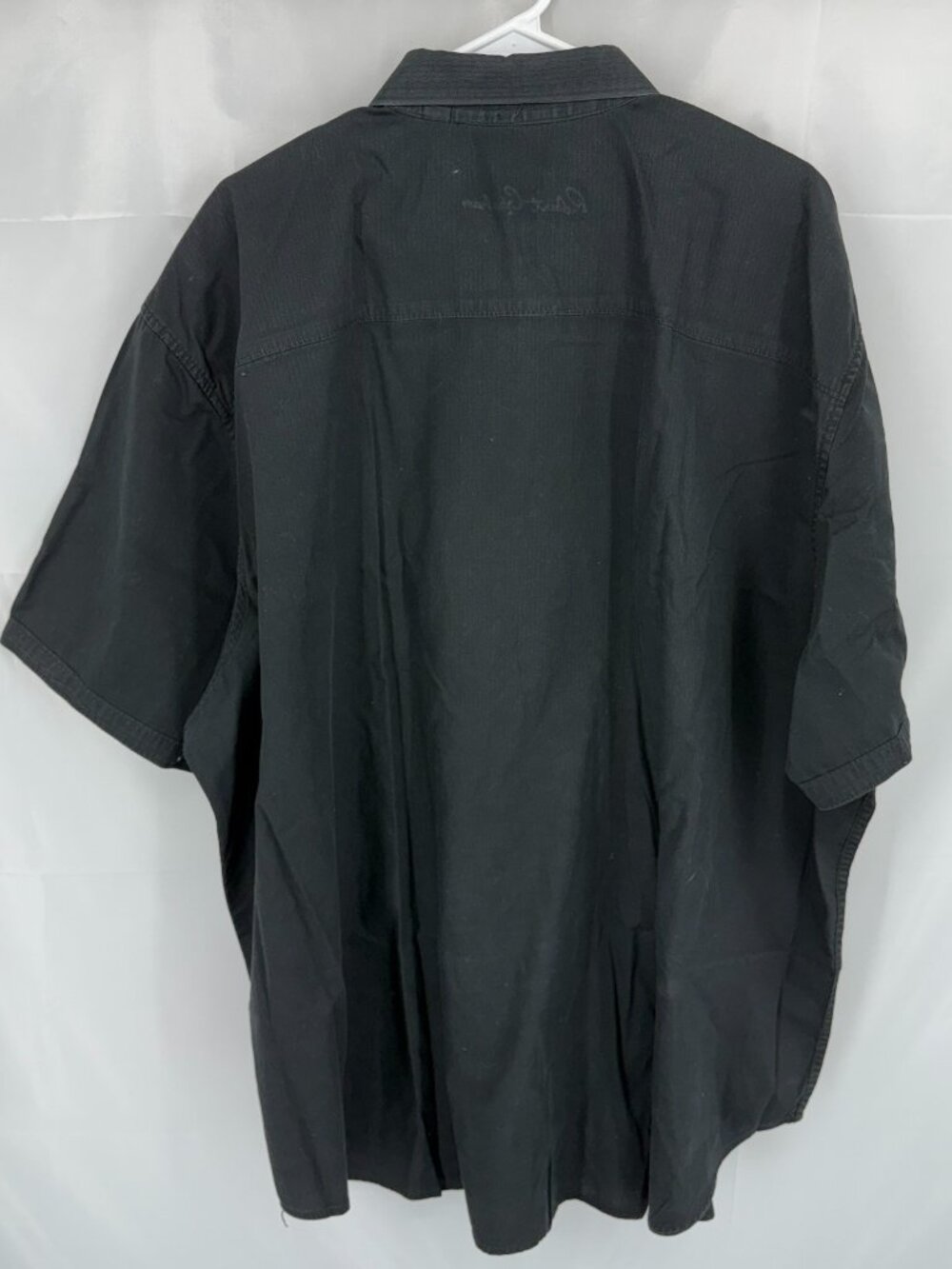 Robert Graham Men Big 3XL Button Down Shirt Short Sleeve Black Printed Everyday - Picture 2 of 7